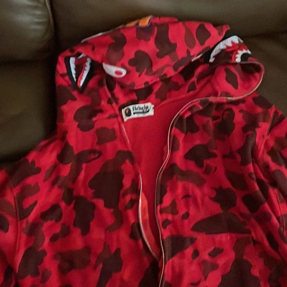 Bape jacket and shorts. Medium size worth 280.
